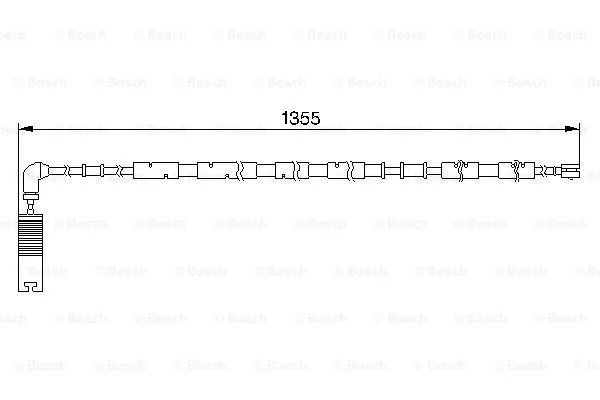 Warning Contact, brake pad wear (1 987 474 959)