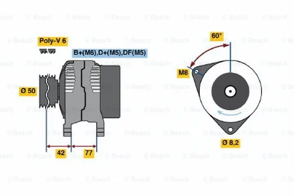 Alternator (0 986 039 700)