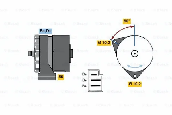Alternator (0 120 489 935)