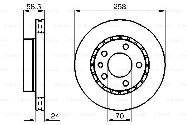 Brake Disc (0 986 478 265)