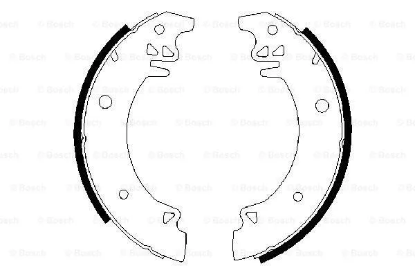 Brake Shoe Set (0 986 487 456)