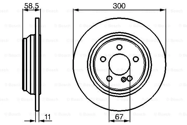 Brake Disc (0 986 478 472)