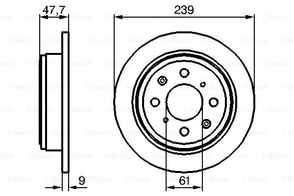 Brake Disc (0 986 479 101)