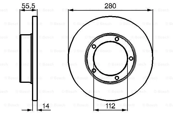 Brake Disc (0 986 478 770)