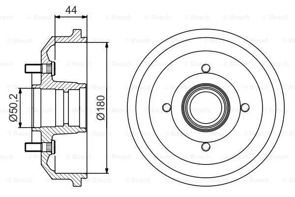 Brake Drum (0 986 477 269)