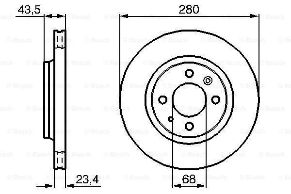 Brake Disc (0 986 478 375)