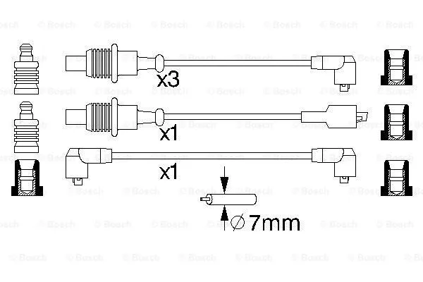 Ignition Cable Kit (0 986 356 851)