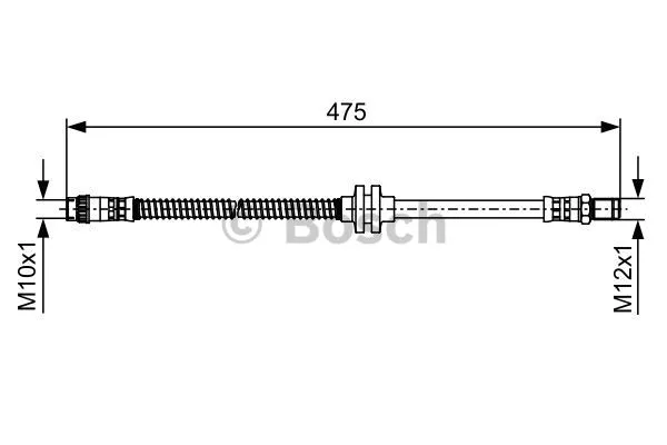 Brake Hose (1 987 481 496)