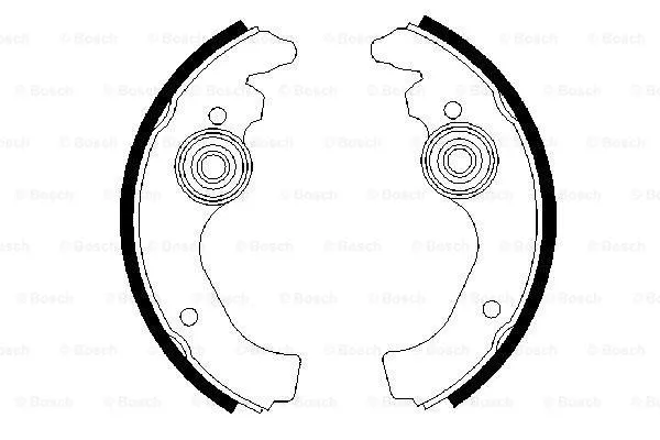 Brake Shoe Set (0 986 487 271)