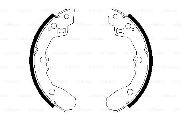 Brake Shoe Set (0 986 487 688)