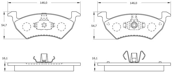 Brake Pad Set, disc brake (0 986 BB0 976)