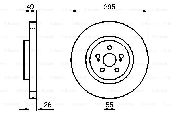 Brake Disc (0 204 173 009)