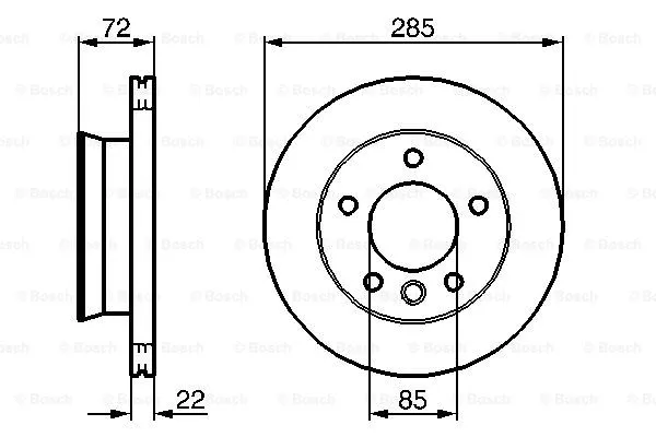 Brake Disc (0 986 479 212)