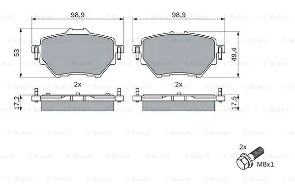Brake Pad Set, disc brake