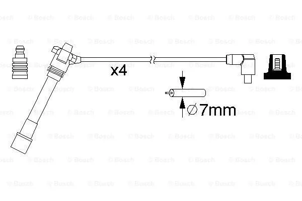 Ignition Cable Kit (0 986 357 181)