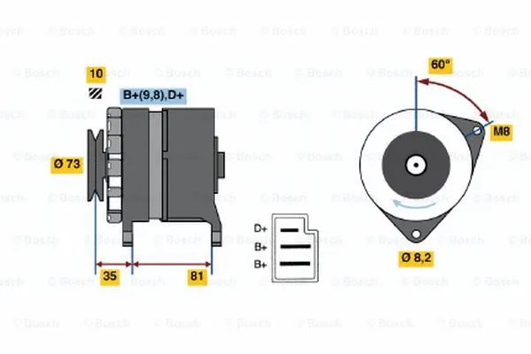 Alternator (9 120 144 290)