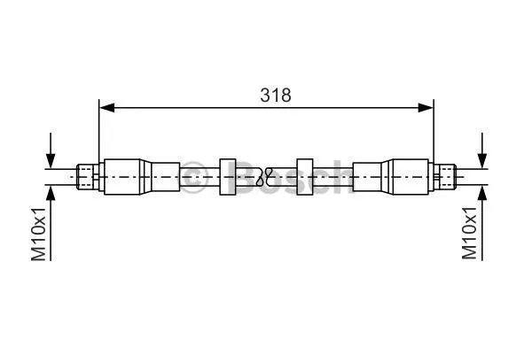 Brake Hose (1 987 476 247)