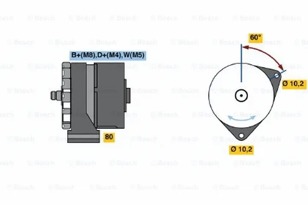 Alternator (0 120 468 155)