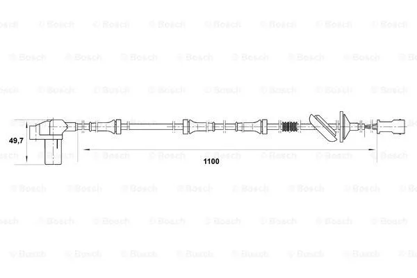 Sensor, wheel speed (0 265 006 565)