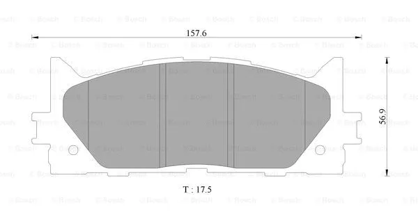 Brake Pad Set, disc brake (0 986 AB9 367)