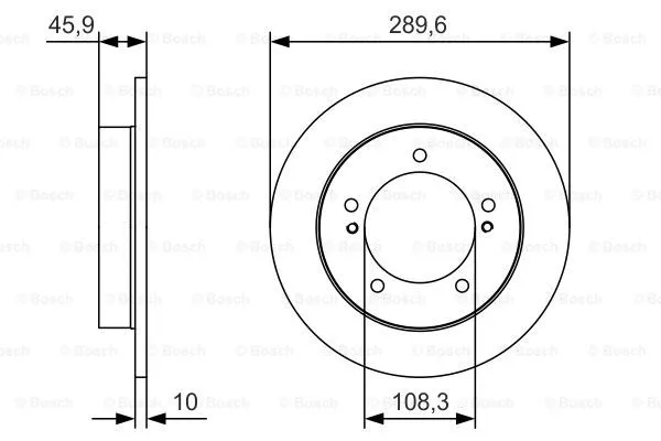 Brake Disc (0 986 479 B09)