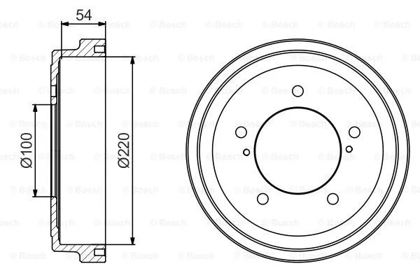 Brake Drum (0 986 477 236)