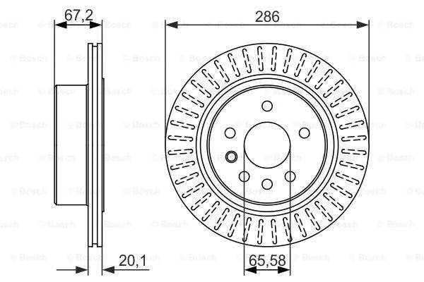 Brake Disc (0 986 479 394)