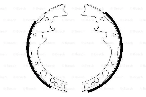 Brake Shoe Set (0 986 487 482)