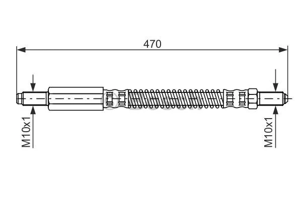 Brake Hose (1 987 476 595)