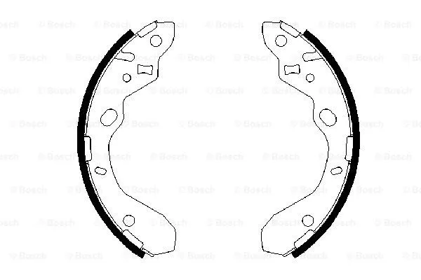 Brake Shoe Set (0 986 487 652)