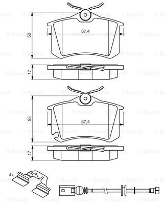 Brake Pad Set, disc brake