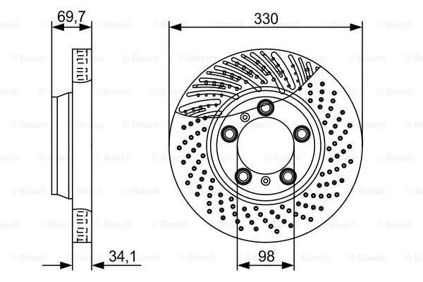 Brake Disc (0 986 479 580)