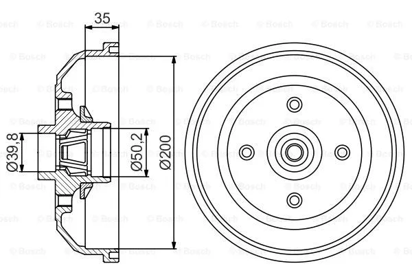 Brake Drum (0 986 477 260)