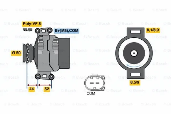 Alternator (0 986 047 810)