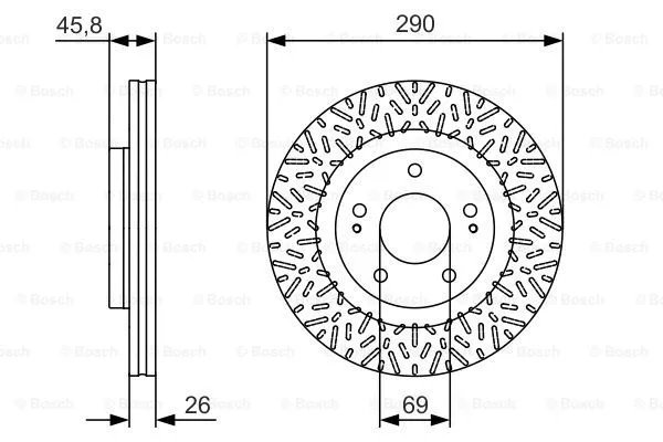 Brake Disc (0 986 479 527)