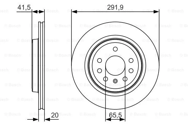 Brake Disc (0 986 479 S27)