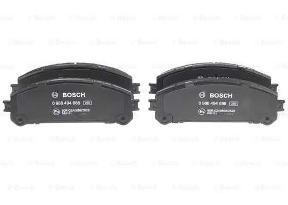 Brake Pad Set, disc brake (0 986 494 686)