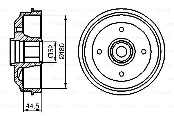 Brake Drum (0 986 477 113)