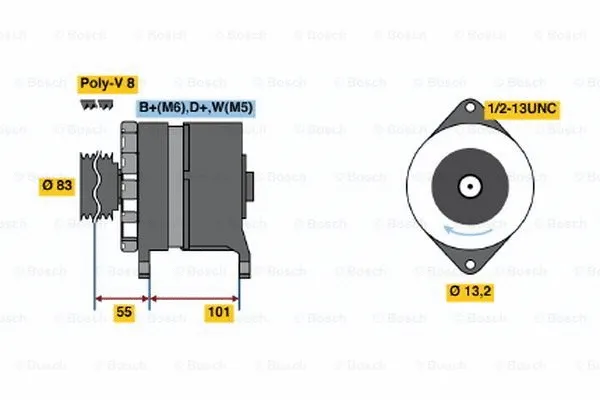 Alternator (0 120 468 163)