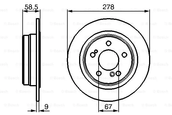 Brake Disc (0 986 478 565)