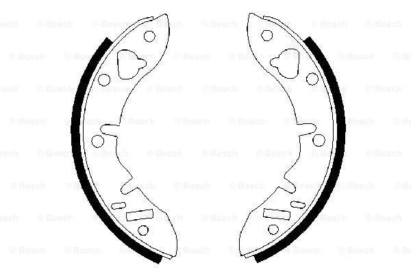 Brake Shoe Set (0 986 487 297)