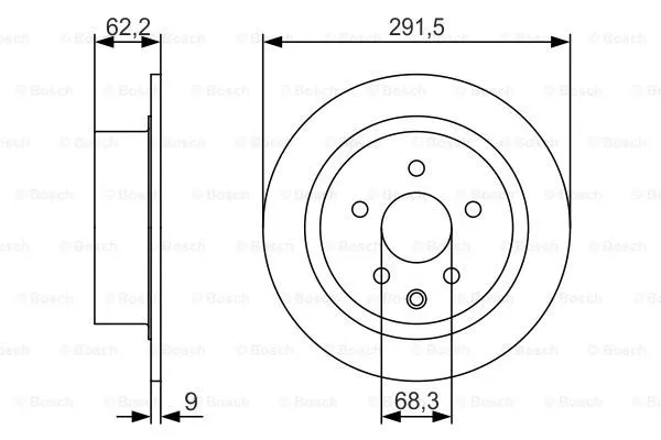 Brake Disc (0 986 479 S71)