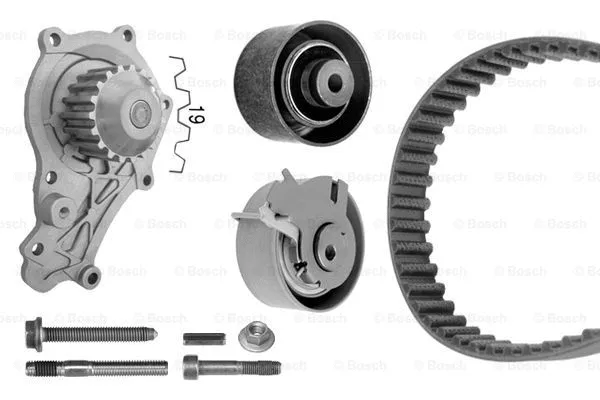 Water Pump & Timing Belt Kit (1 987 946 428)