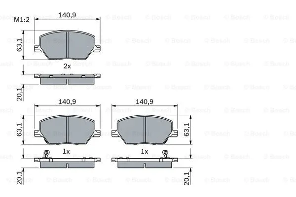 Brake Pad Set, disc brake