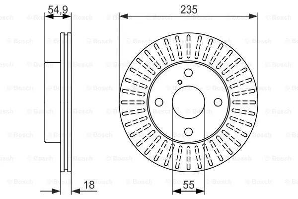 Brake Disc (0 986 479 845)
