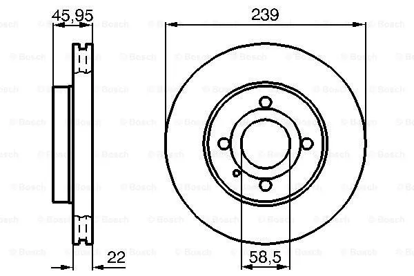 Brake Disc (0 986 478 228)