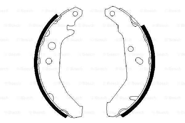 Brake Shoe Set (0 986 487 228)