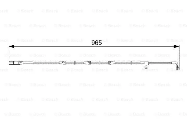 Warning Contact, brake pad wear (1 987 473 027)