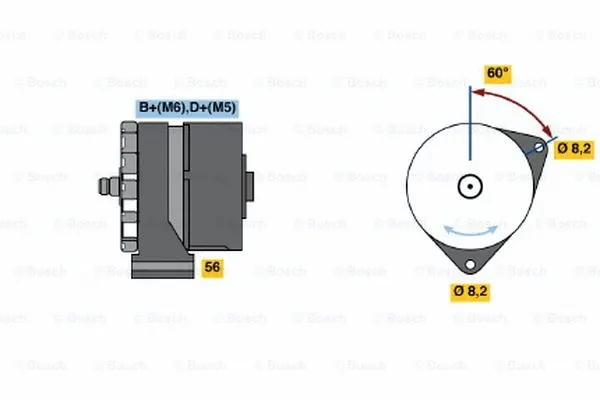 Alternator (0 120 339 536)