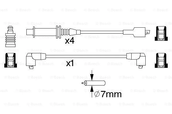 Ignition Cable Kit (0 986 356 848)